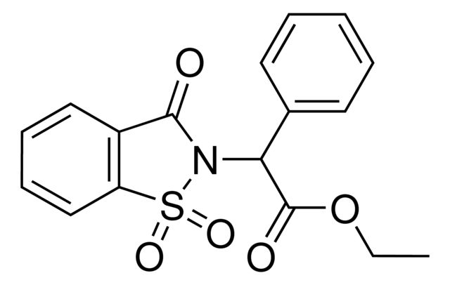 Ethyl (1,1-dioxido-3-oxo-1,2-benzisothiazol-2(3H)-yl)(phenyl)acetate