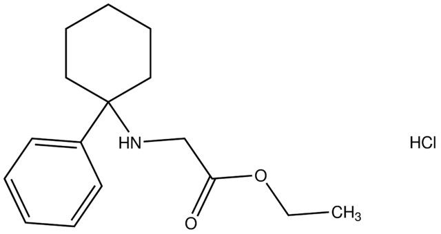 ethyl [(1-phenylcyclohexyl)amino]acetate hydrochloride