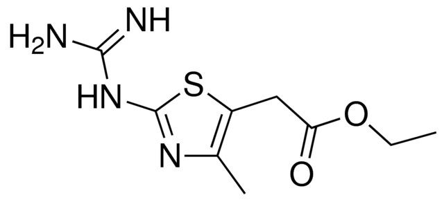 ETHYL (2-[[AMINO(IMINO)METHYL]AMINO]-4-METHYL-1,3-THIAZOL-5-YL)ACETATE