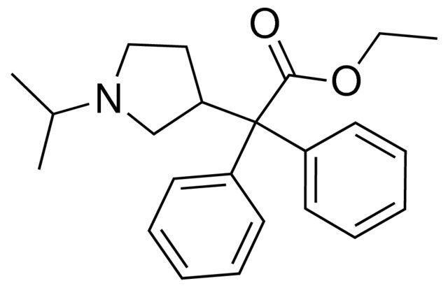 ethyl (1-isopropyl-3-pyrrolidinyl)(diphenyl)acetate