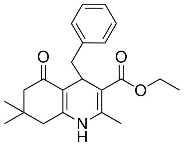 ET 4-BENZYL-2,7,7-TRIMETHYL-5-OXO-1,4,5,6,7,8-HEXAHYDRO-3-QUINOLINECARBOXYLATE