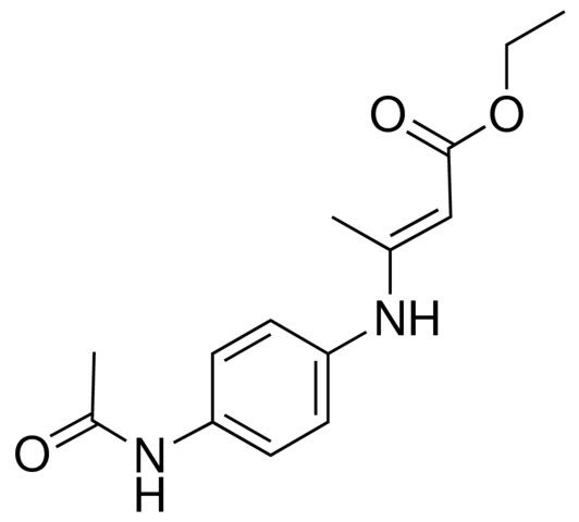 ethyl (2E)-3-[4-(acetylamino)anilino]-2-butenoate