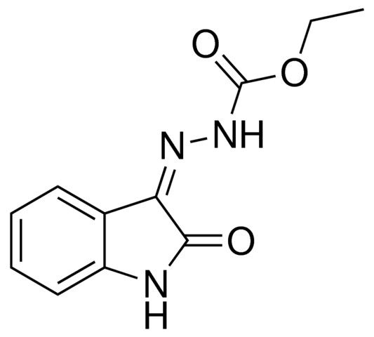 ethyl (2Z)-2-(2-oxo-1,2-dihydro-3H-indol-3-ylidene)hydrazinecarboxylate