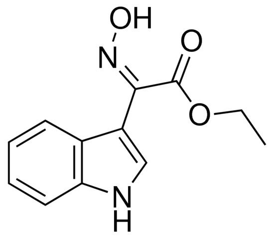 ethyl (2Z)-(hydroxyimino)(1H-indol-3-yl)ethanoate