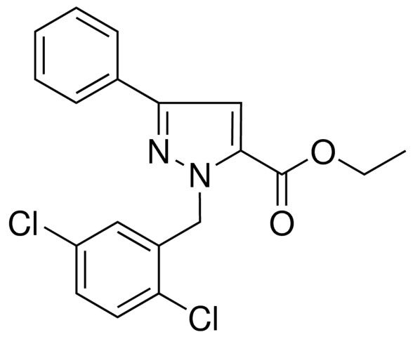 ETHYL 1-(2,5-DICHLOROBENZYL)-3-PHENYL-1H-PYRAZOLE-5-CARBOXYLATE