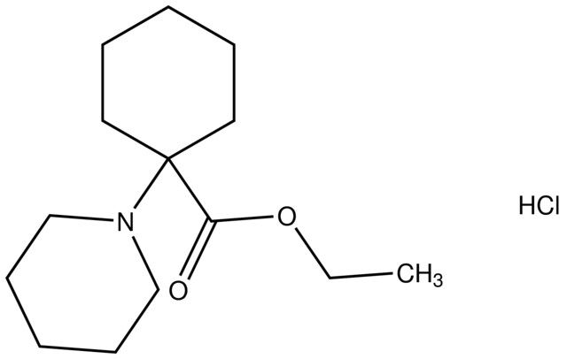 ethyl 1-(1-piperidinyl)cyclohexanecarboxylate hydrochloride