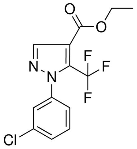 ETHYL 1-(3-CHLOROPHENYL)-5-(TRIFLUOROMETHYL)-1H-PYRAZOLE-4-CARBOXYLATE