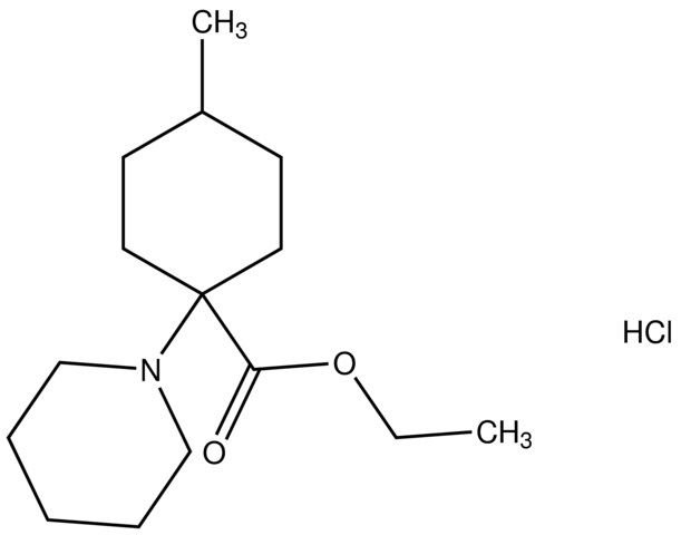 ethyl 4-methyl-1-(1-piperidinyl)cyclohexanecarboxylate hydrochloride