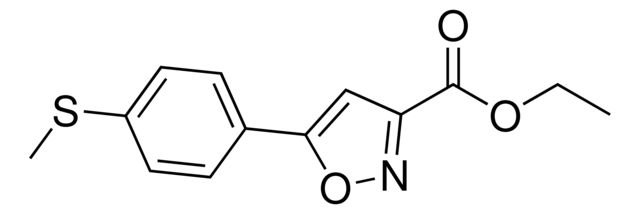 Ethyl 5-(4-(methylthio)phenyl)isoxazole-3-carboxylate