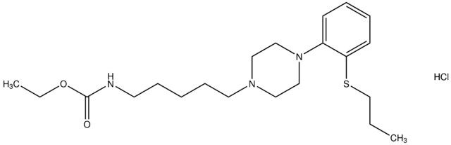 ethyl 5-{4-[2-(propylsulfanyl)phenyl]-1-piperazinyl}pentylcarbamate hydrochloride