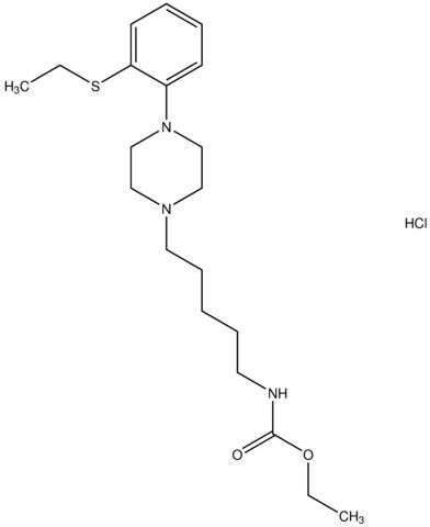 ethyl 5-{4-[2-(ethylsulfanyl)phenyl]-1-piperazinyl}pentylcarbamate hydrochloride