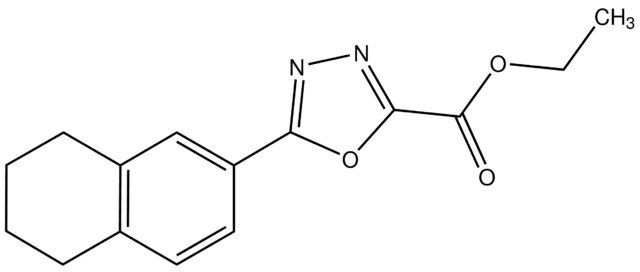 Ethyl 5-(1,2,3,4-tetrahydronaphthalen-7-yl)-1,3,4-oxadiazole-2-carboxylate