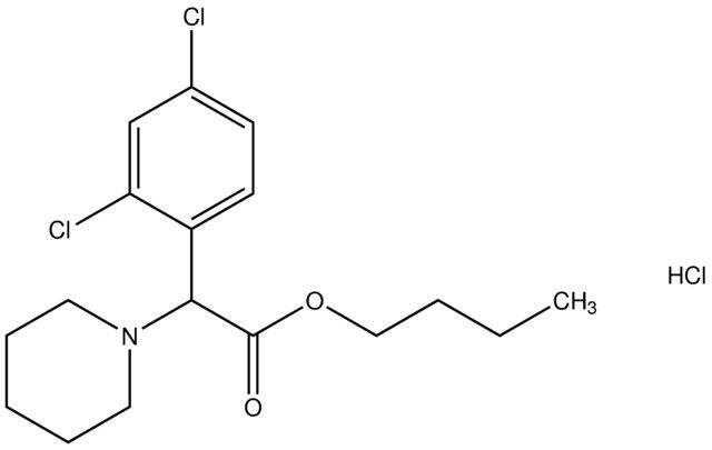 butyl (2,4-dichlorophenyl)(1-piperidinyl)acetate hydrochloride