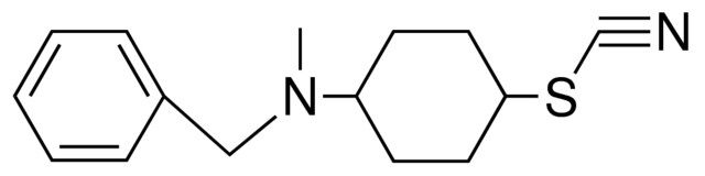 BENZYL-METHYL-(4-THIOCYANATO-CYCLOHEXYL)-AMINE