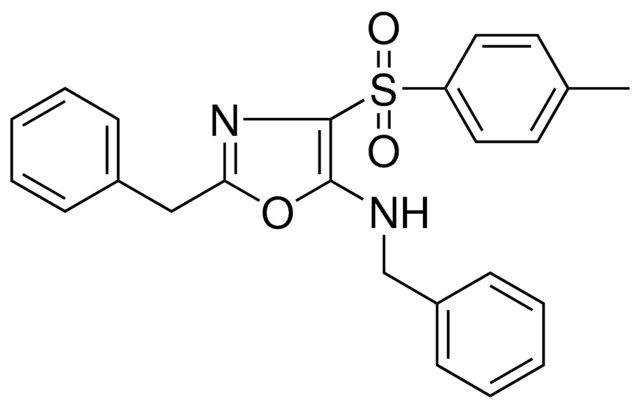 BENZYL-(2-BENZYL-4-(TOLUENE-4-SULFONYL)-OXAZOL-5-YL)-AMINE