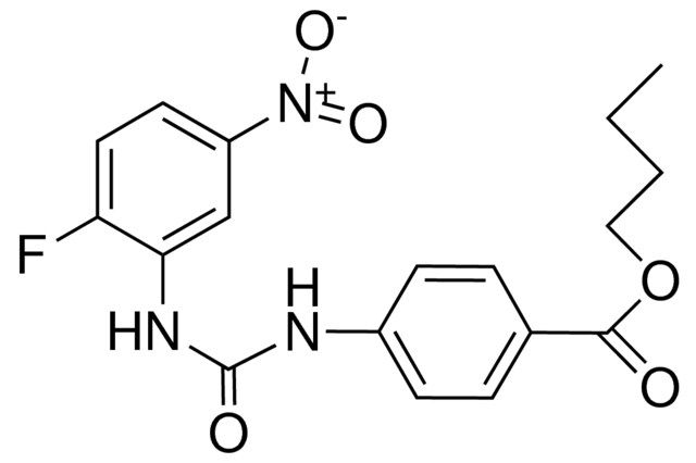 BUTYL 4-(3-(2-FLUORO-5-NITROPHENYL)UREIDO)BENZOATE