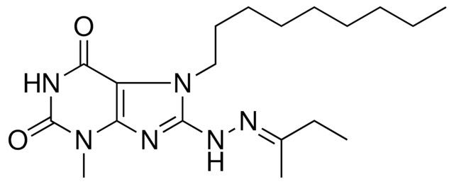 8-(N'-SEC-BUTYLIDENE-HYDRAZINO)-3-METHYL-7-NONYL-3,7-DIHYDRO-PURINE-2,6-DIONE