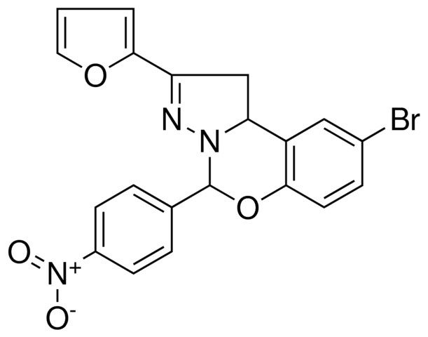 8-BR-2-FURAN-2-YL-4(4-NITRO-PH)1,9B-2H-5-OXA-3,3A-DIAZA-CYCLOPENTA(A)NAPHTHALENE