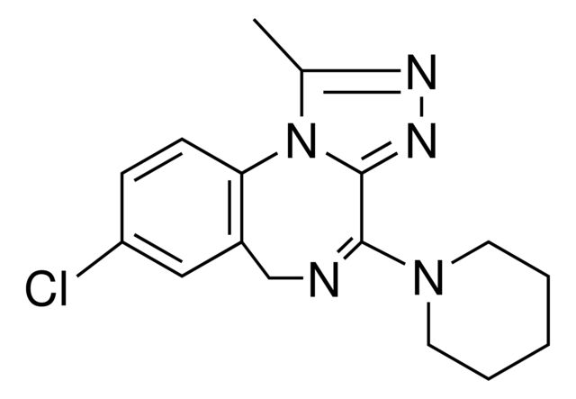 8-Chloro-1-methyl-4-(1-piperidinyl)-6H-[1,2,4]triazolo[4,3-a][1,4]benzodiazepine