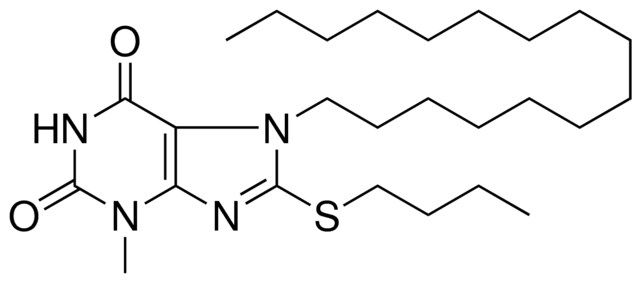 8-BUTYLSULFANYL-7-HEXADECYL-3-METHYL-3,7-DIHYDRO-PURINE-2,6-DIONE