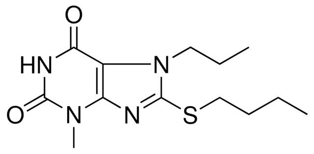 8-BUTYLSULFANYL-3-METHYL-7-PROPYL-3,7-DIHYDRO-PURINE-2,6-DIONE