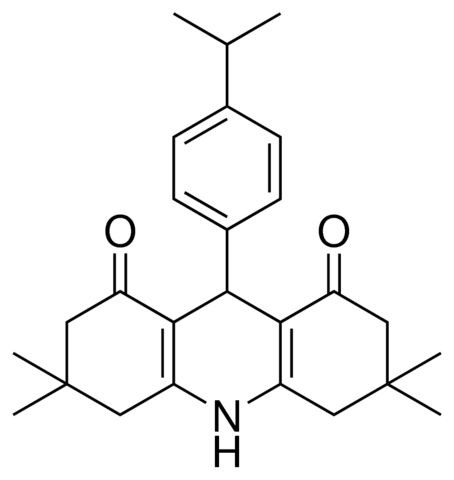 9-(4-ISOPROPYLPHENYL)-3,3,6,6-TETRAMETHYL-3,4,6,7,9,10-HEXAHYDRO-1,8(2H,5H)-ACRIDINEDIONE