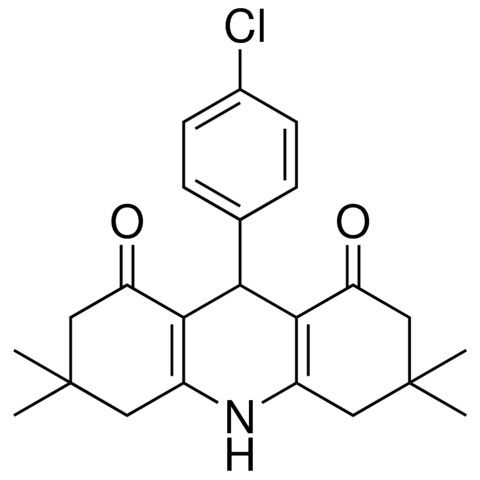 9-(4-CL-PH)-3,3,6,6-TETRAMETHYL-3,4,6,7,9,10-HEXAHYDRO-2H,5H-ACRIDINE-1,8-DIONE