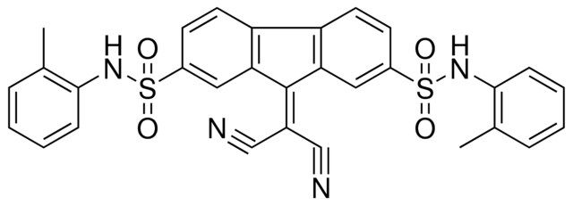 9-(DICYANOMETHYLENE)-N(2),N(7)-BIS(2-METHYLPHENYL)-9H-FLUORENE-2,7-DISULFONAMIDE