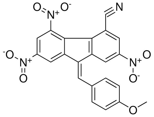 9-(4-METHOXY-BENZYLIDENE)-2,5,7-TRINITRO-9H-FLUORENE-4-CARBONITRILE