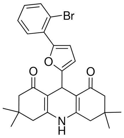 9-(5-(2-BROMOPHENYL)-2-FURYL)-3,3,6,6-TETRAMETHYL-3,4,6,7,9,10-HEXAHYDRO-1,8(2H,5H)-ACRIDINEDIONE