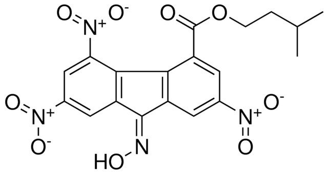 9-HYDROXYIMINO-2,5,7-TRINITRO-9H-FLUORENE-4-CARBOXYLIC ACID 3-METHYL-BUTYL ESTER