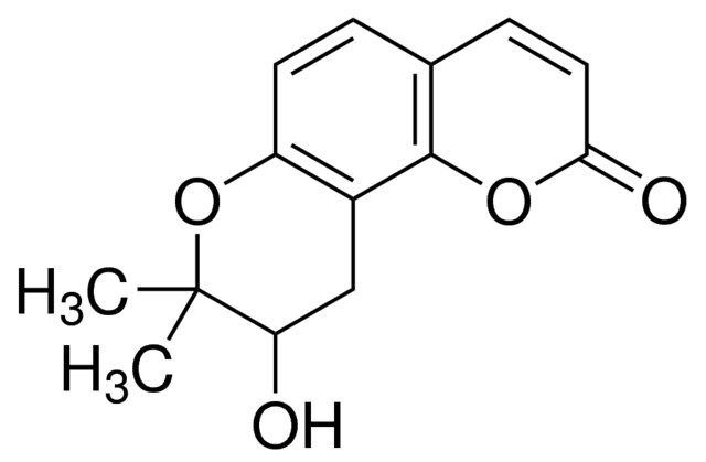 9-HYDROXY-8,8-DIMETHYL-9,10-DIHYDRO-2H,8H-PYRANO(2,3-F)CHROMEN-2-ONE