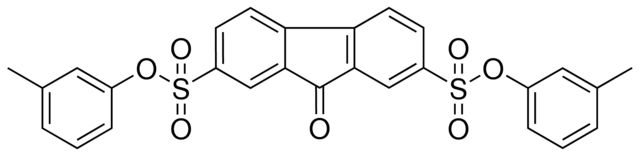 9-OXO-9H-FLUORENE-2,7-DISULFONIC ACID DI-M-TOLYL ESTER