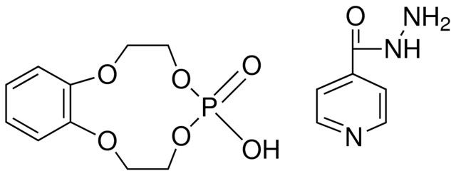 9-OXO-TETRAOXA-PHOSPHA-BENZOCYCLOUNDECEN-9-OL, ISONICOTINIC ACID HYDRAZIDE