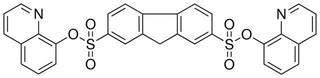 9H-FLUORENE-2,7-DISULFONIC ACID DIQUINOLIN-8-YL ESTER