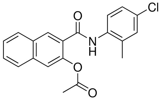 ACETIC ACID 3-(4-CHLORO-2-METHYL-PHENYLCARBAMOYL)-NAPHTHALEN-2-YL ESTER