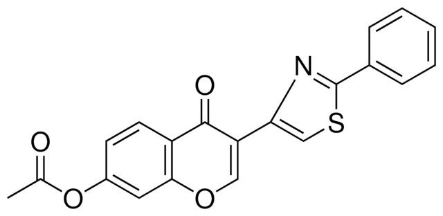 ACETIC ACID 4-OXO-3-(2-PHENYL-THIAZOL-4-YL)-4H-CHROMEN-7-YL ESTER