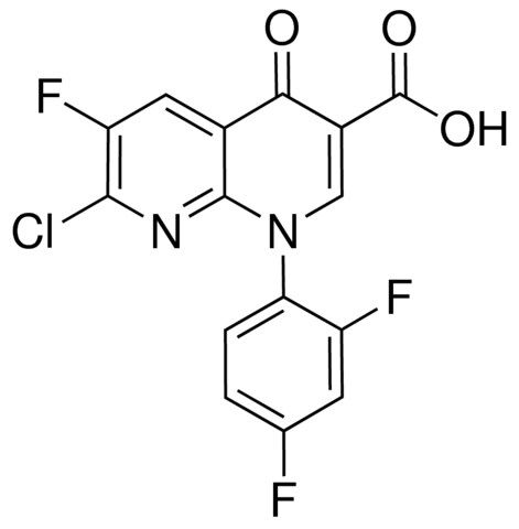 7-CHLORO-1-(2,4-DIFLUOROPHENYL)-6-FLUORO-4-OXO-1,4-DIHYDRO[1,8]NAPHTHYRIDINE-3-CARBOXYLIC ACID