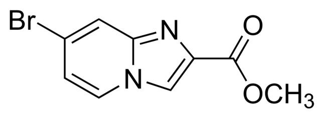 7-Bromoimidazo[1,2-<i>a</i>]pyridine-2-carboxylic acid methyl ester