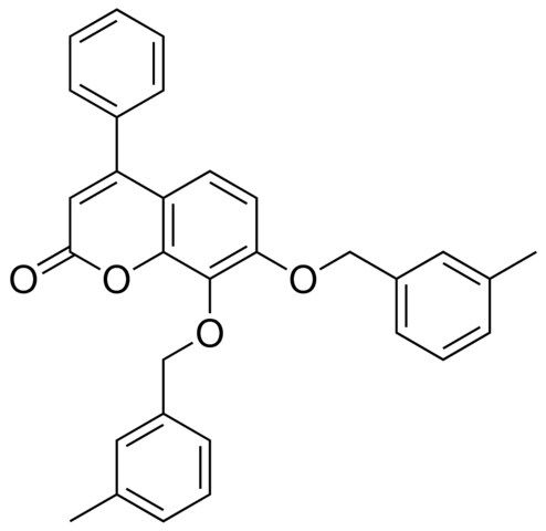 7,8-BIS-(3-METHYL-BENZYLOXY)-4-PHENYL-CHROMEN-2-ONE