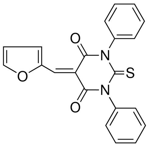 5-FURAN-2-YLMETHYLENE-1,3-DIPHENYL-2-THIOXO-DIHYDRO-PYRIMIDINE-4,6-DIONE