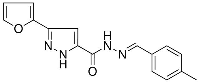 5-FURAN-2-YL-2H-PYRAZOLE-3-CARBOXYLIC ACID (4-METHYL-BENZYLIDENE)-HYDRAZIDE