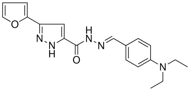 5-FURAN-2-YL-2H-PYRAZOLE-3-CARBOXYLIC ACID (4-DIETHYLAMINO-BENZYLIDENE)HYDRAZIDE