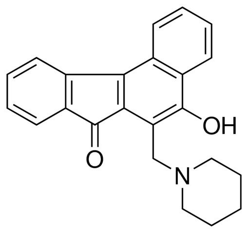 5-HYDROXY-6-(1-PIPERIDINYLMETHYL)-7H-BENZO(C)FLUOREN-7-ONE