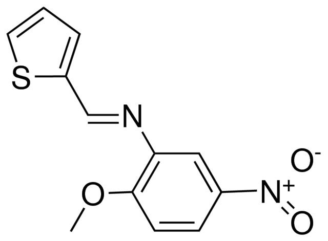 5-NITRO-N-(2-THIENYLMETHYLENE)-O-ANISIDINE