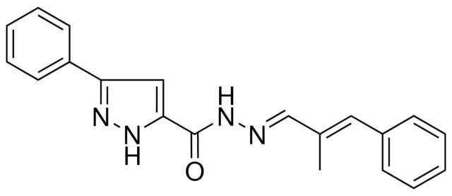 5-PHENYL-2H-PYRAZOLE-3-CARBOXYLIC ACID (2-METHYL-3-PHENYL-ALLYLIDENE)-HYDRAZIDE