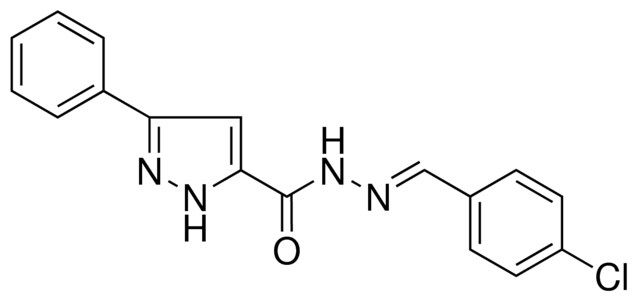 5-PHENYL-2H-PYRAZOLE-3-CARBOXYLIC ACID (4-CHLORO-BENZYLIDENE)-HYDRAZIDE