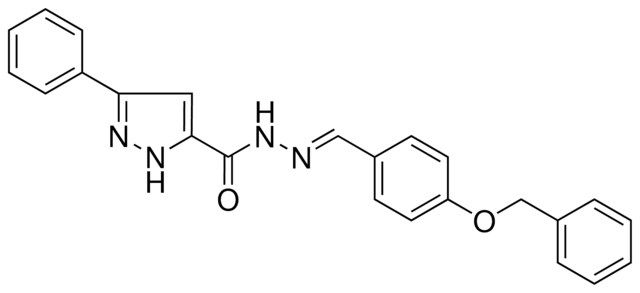 5-PHENYL-2H-PYRAZOLE-3-CARBOXYLIC ACID (4-BENZYLOXY-BENZYLIDENE)-HYDRAZIDE