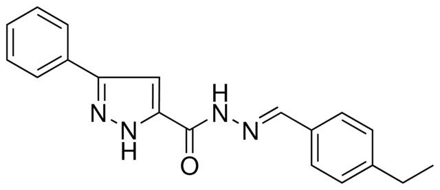 5-PHENYL-2H-PYRAZOLE-3-CARBOXYLIC ACID (4-ETHYL-BENZYLIDENE)-HYDRAZIDE