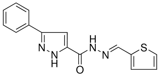 5-PHENYL-2H-PYRAZOLE-3-CARBOXYLIC ACID THIOPHEN-2-YLMETHYLENE-HYDRAZIDE